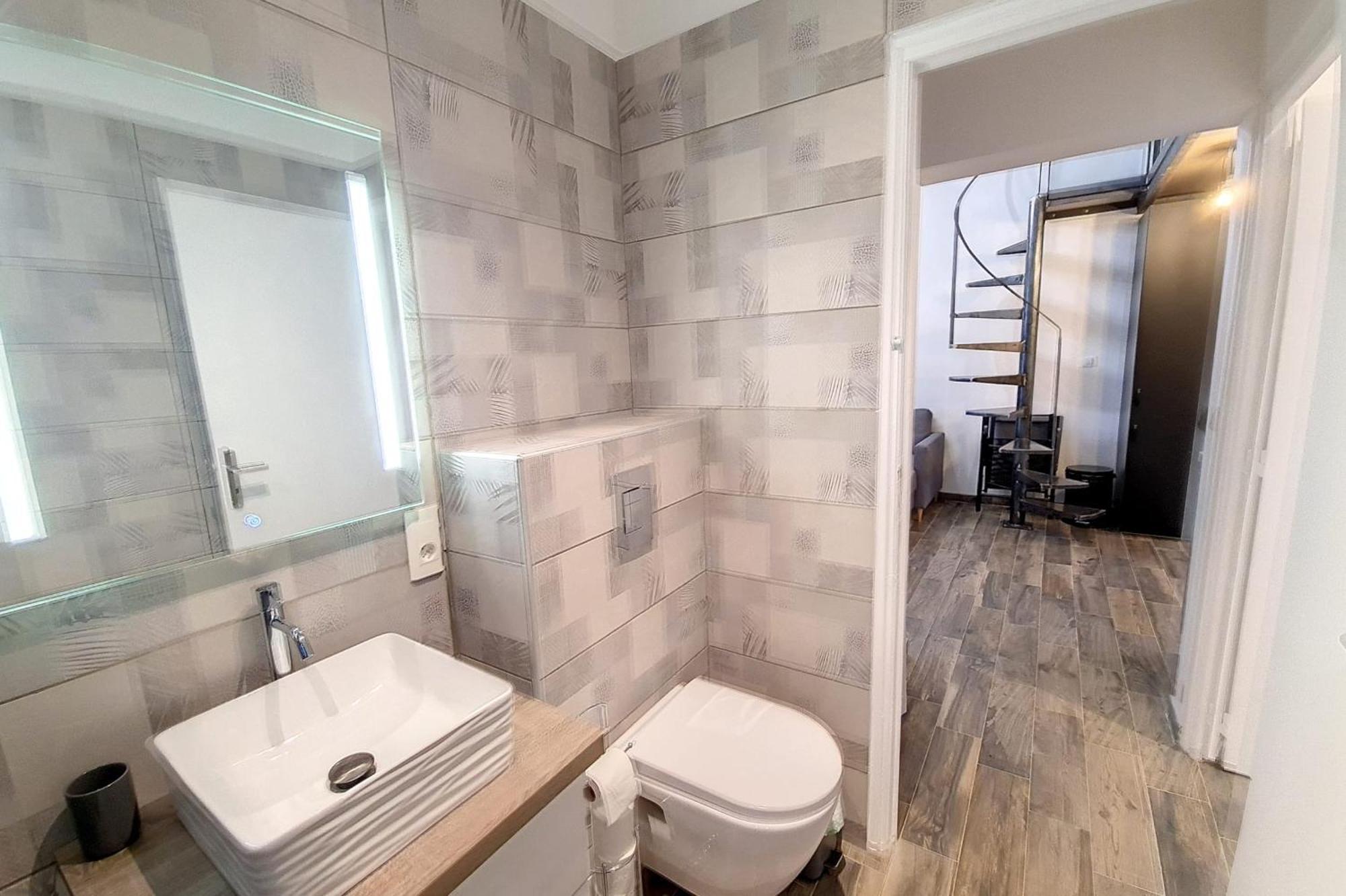 Haut De Villa Vue Mer 3 Pieces Climatise & Wifi 4 A 6 Personnes Pietrosella Kültér fotó