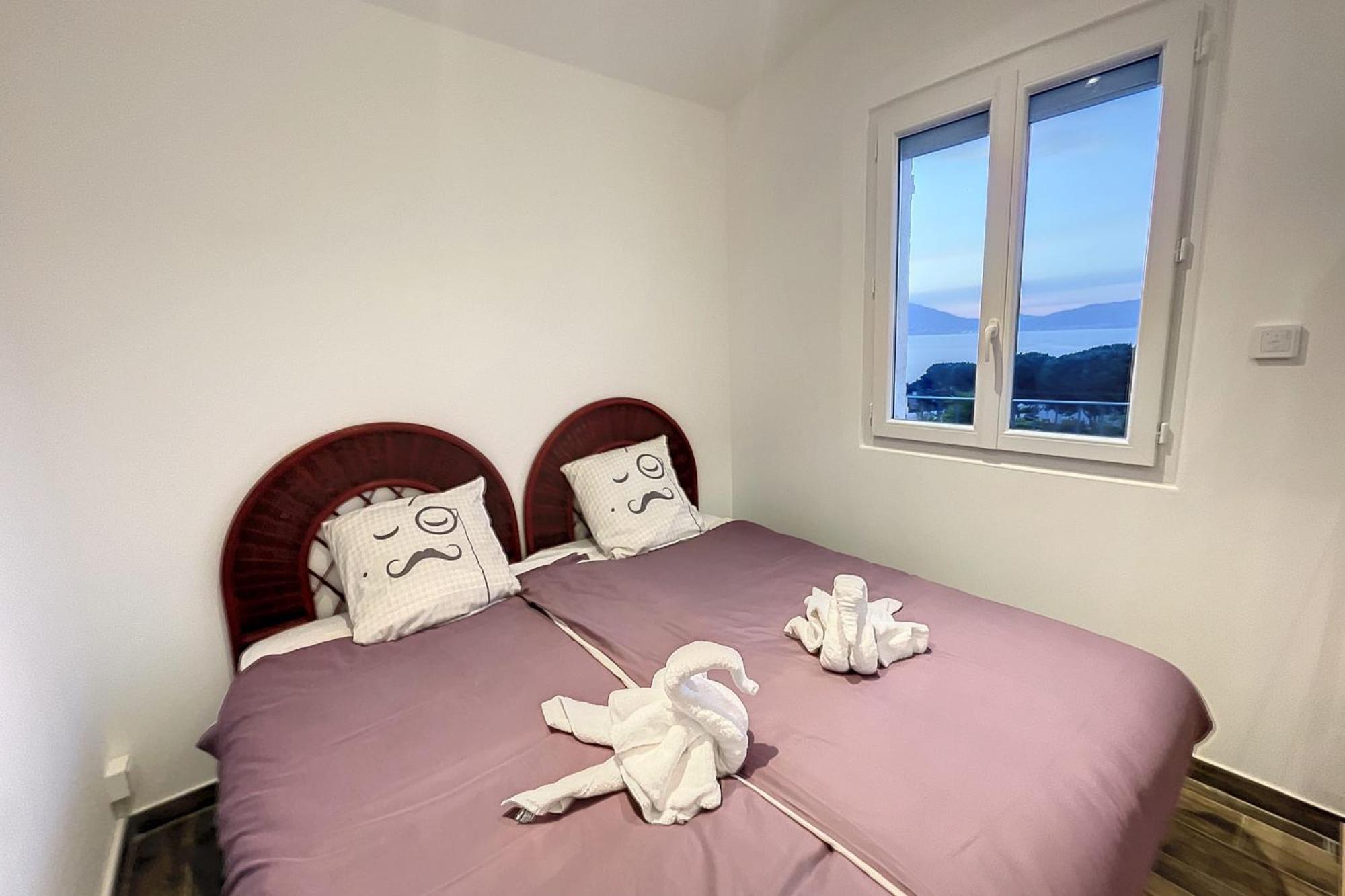 Haut De Villa Vue Mer 3 Pieces Climatise & Wifi 4 A 6 Personnes Pietrosella Kültér fotó